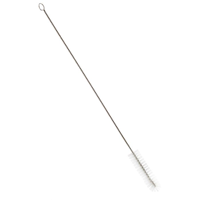 Rohrbürste / Edelstahldraht / Ø 0,35 mm / 450 mm lang / mittel / weiß 