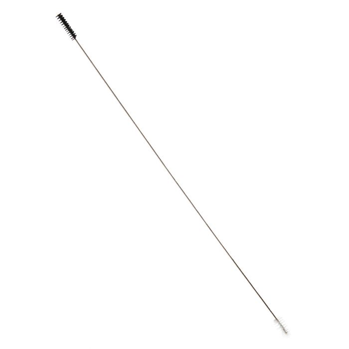Schlauchbürste / 2 Bürstenenden / Edelstahldraht /  Ø 0,15 mm / 470 mm / hart
