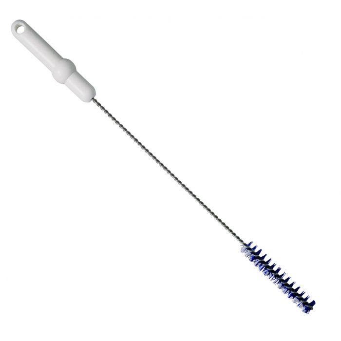 Rohrbürste / Edelstahldraht / Ø 0,50 mm / 500 mm lang / hart / blau