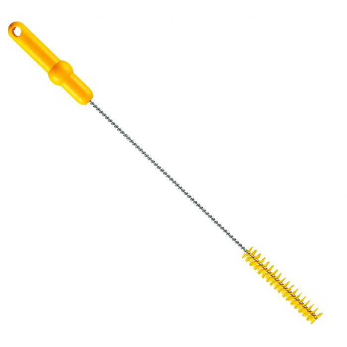 Rohrbürste / Edelstahldraht / Ø 0,50 mm / 500 mm lang / hart / gelb-fc