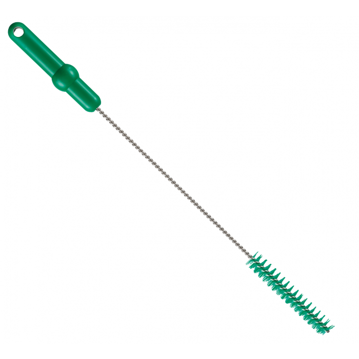 Rohrbürste / Edelstahldraht / Ø 0,50 mm / 500 mm lang / hart / grün-fc