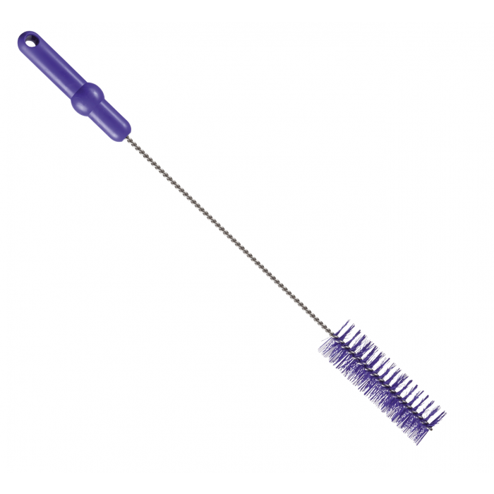 Pipe brush / stainless steel wire / Ø 0.50 mm / 500 mm long / medium / purple-fc
