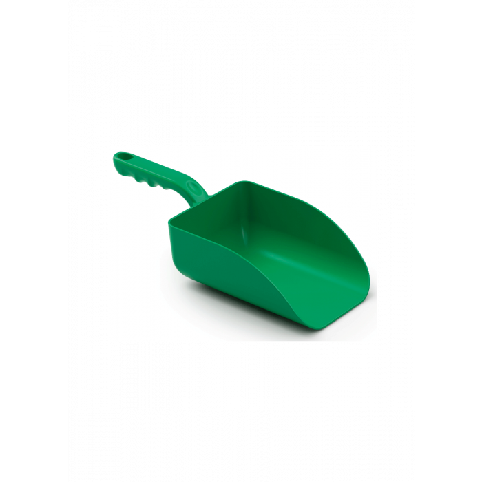 Handschaufel groß / Fassungsvermögen 1,3 Liter / 1.300 g / 310 mm lang / grün