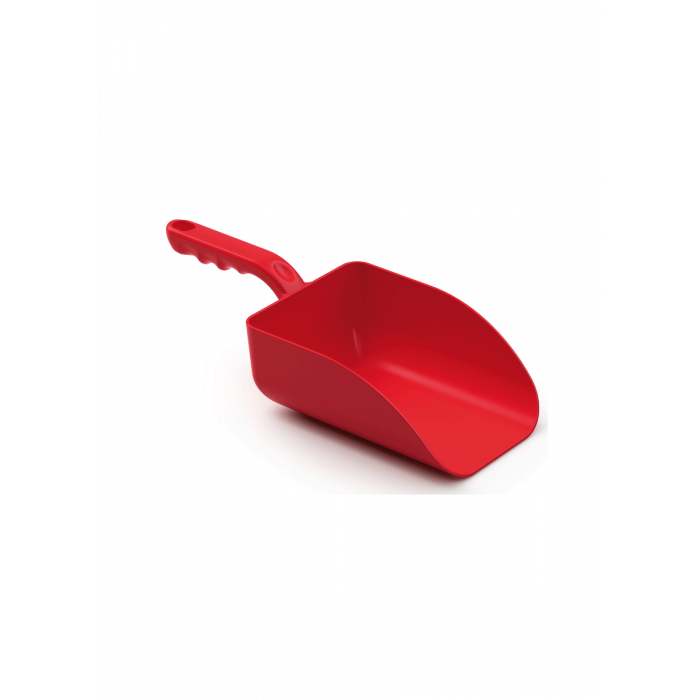 Handschaufel groß / Fassungsvermögen 1,3 Liter / 1.300 g / 310 mm lang / rot
