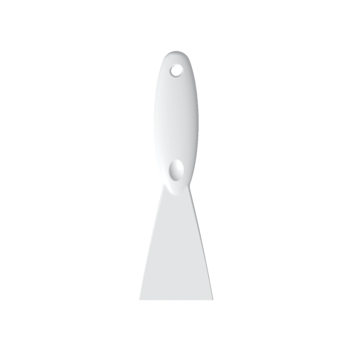 Spachtel / schmal / 250 mm lang / weiß 