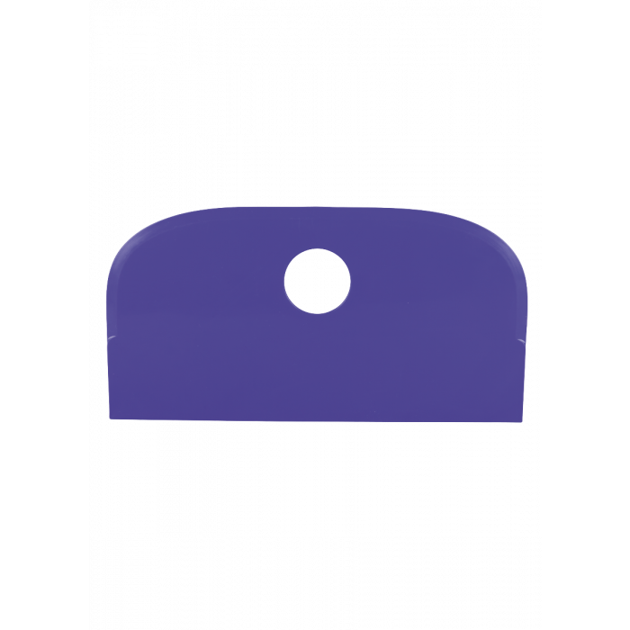Scraper / large / flexible / 230 x 120 mm / purple