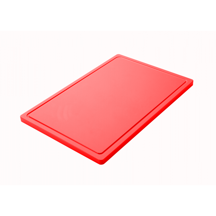 Large cutting board HACCP compliant, red
