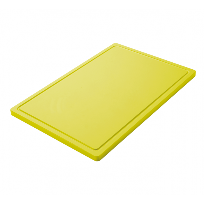 Large cutting board HACCP compliant, yellow