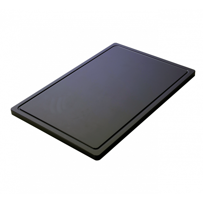 Schneidebrett / groß / 600 x 400 mm / schwarz