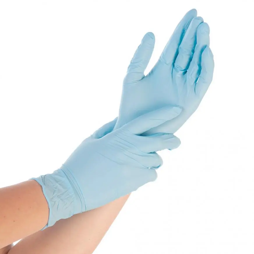Einweghandschuh / Hygonorm Safe Fit / Nitril / blau / 1 Packung  / 200 Stück 