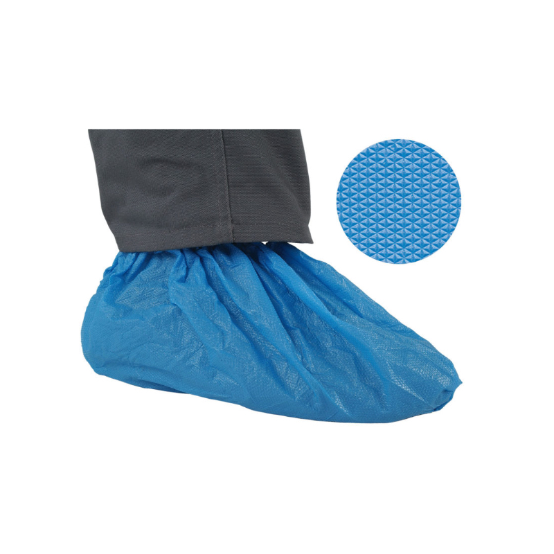 Overshoes extra strong 100 µ blue, 1 pack of 50 pieces