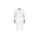 Besuchermantel PE mit Druckknöpfen, 1 Packung á 10 Stück