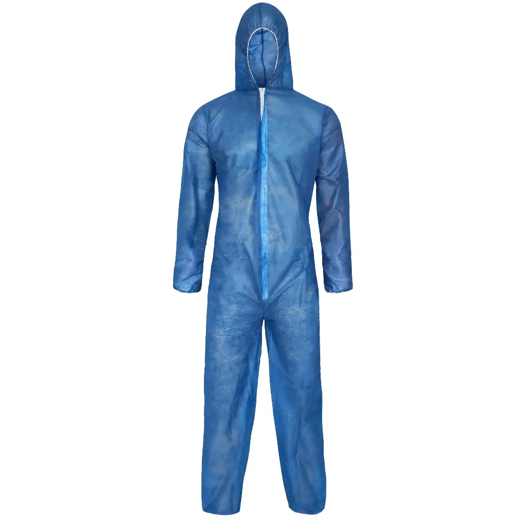 [PROB-22-82] Disposable overall Category 1 PP non-woven navy blue, 1 pack of 50 pieces
