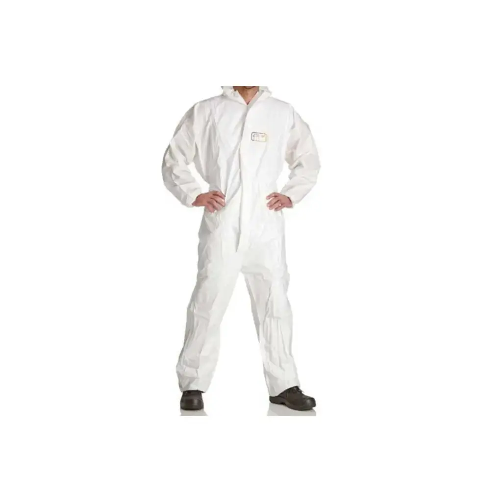 [PROB-22-84] Chemikalienschutzoverall ProSafe ®  Polyolefin Kategorie 3 Typ 5 & 6 weiß, 1 Packung á 50 Stück