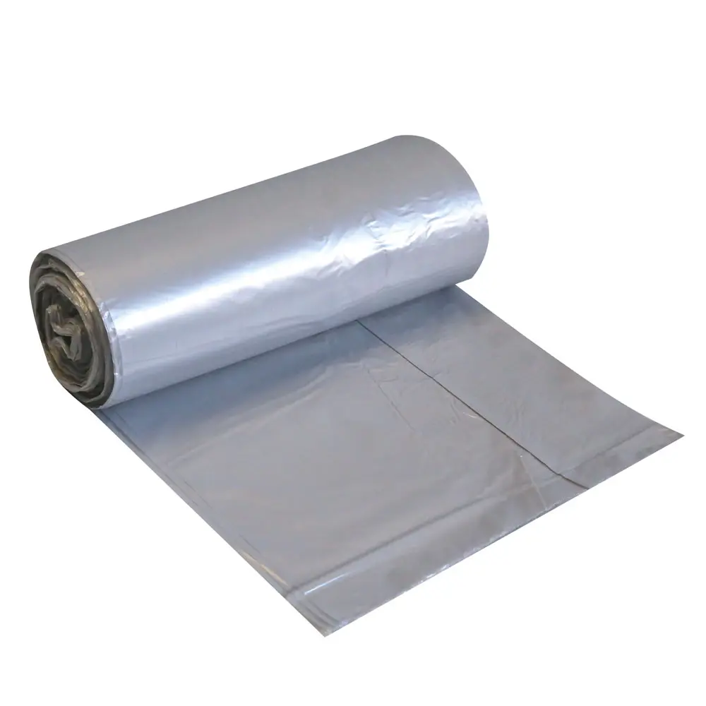 Müllsäcke  15 Liter / 6 µ / HDPE / grau / extrem reißfest / 1 Karton / 2.000 Stück