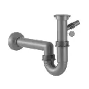 Siphon für Spüle mit einem Becken