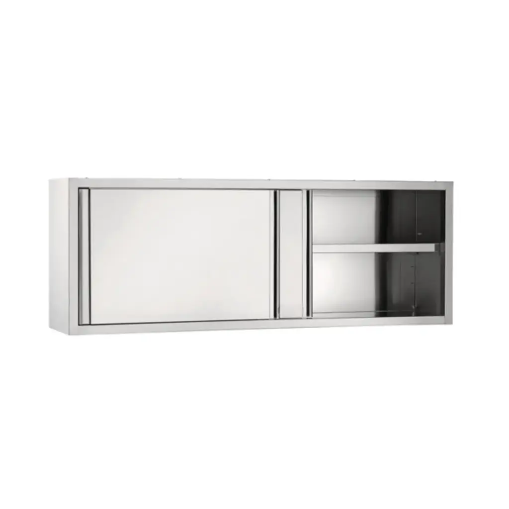 Hängeschrank mit Schiebetüren / 180 x 40 x 66 cm / B/T/H