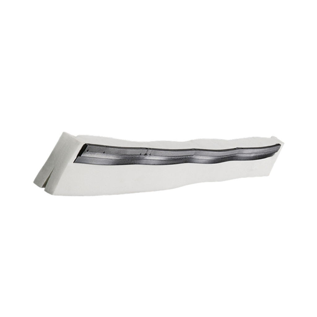 Ersatzgummilippe / Wasserschieber / 2-lippig / weiß / 420 mm