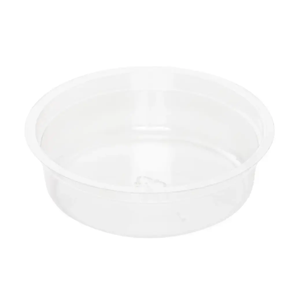 Einsatz für R-PET Becher kristallklar (270 ml, 360 ml) für Siegelmaschine DF 5  (Kaltanwendung, 1 Karton á 480 Stück, 120 ml)