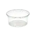 PP-Schalen / rund / transparent / 250 ml / für Kaltanwendung, Heißabfüllung & Mikrowelle / 1 Karton / 1.000 Stück