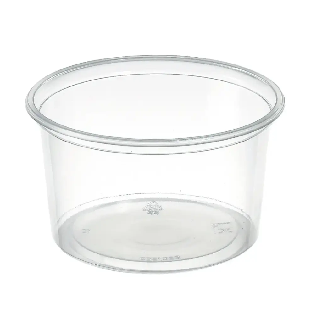 PP-Schalen / rund / transparent / 300 ml / für Kaltanwendung, Heißabfüllung & Mikrowelle / 1 Karton / 1.000 Stück