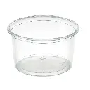 PP-Schalen / rund / transparent / 300 ml / für Kaltanwendung, Heißabfüllung & Mikrowelle / 1 Karton / 1.000 Stück