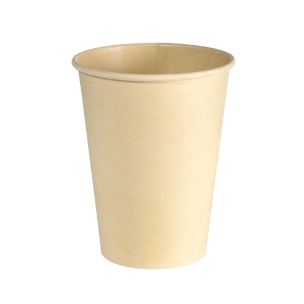 Becher naturfarben für Siegelmaschine DF 5 (Kaltanwendung & Heissabfüllung, 1 Karton á 900 Stück) (360 ml)