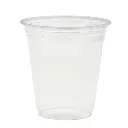 R-PET Becher kristallklar für Siegelmaschine DF 5 mit Füllstrich (Kaltanwendung, 1 Karton á 800 Stück)