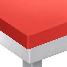 Worktop for stainless steel table / 100 cm x 70 cm x 4 cm﻿ (blue, 100 x 60 x 4 cm)