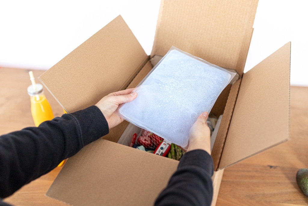 Coolpacks cooling elements / 280 x 190 x 20 mm / 18 pieces / 1 piece á 900 g (190 x 140 x 20 mm mit 300 g (1 Karton á 50 Stück))