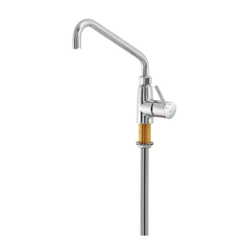 single lever mixer with single hole drilling, up to 40 litres flow rate