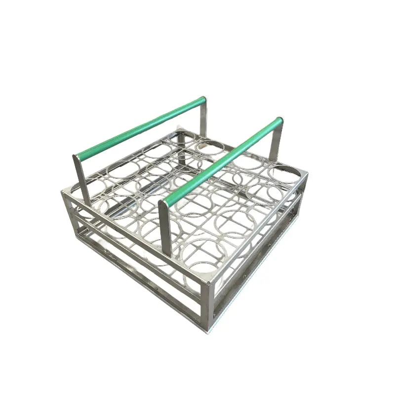 Spülkorb/Flaschenkorb für 16 Milchflaschen (1 Liter)