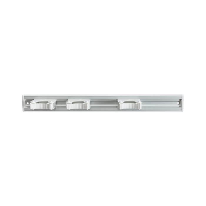 Aluminum appliance rail / 3 handle holders / blue