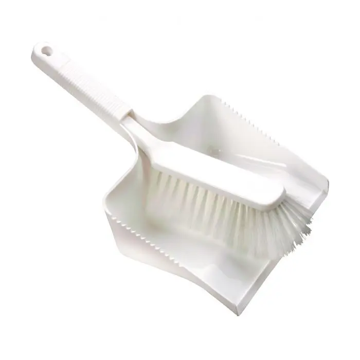 Sweeping set/shovel & hand brush / white