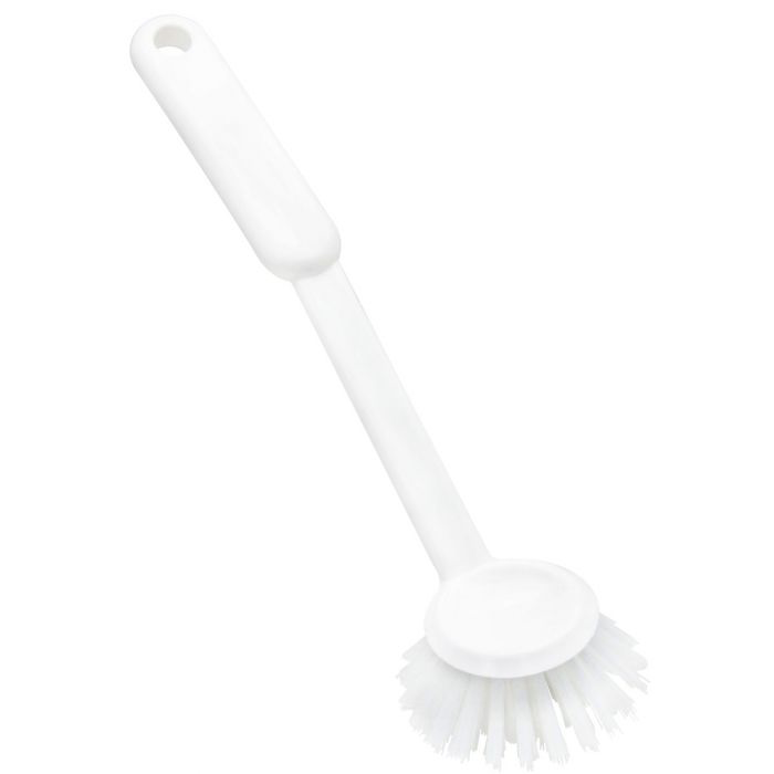 Spülbürste rund, mittlere Härte, verschiedene Farben (gelb)