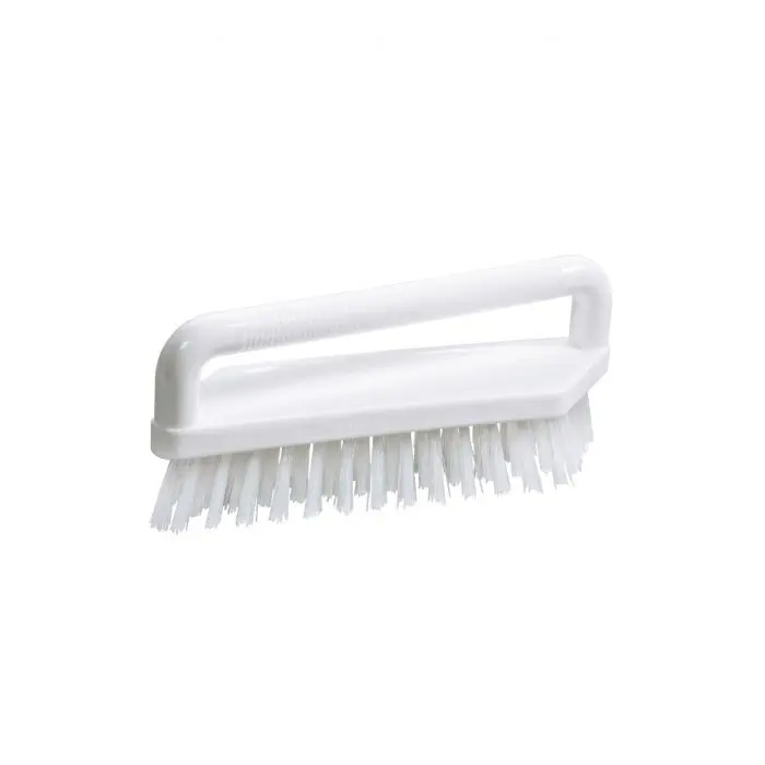 Scrubbing brush with handle / hard / blue-fc