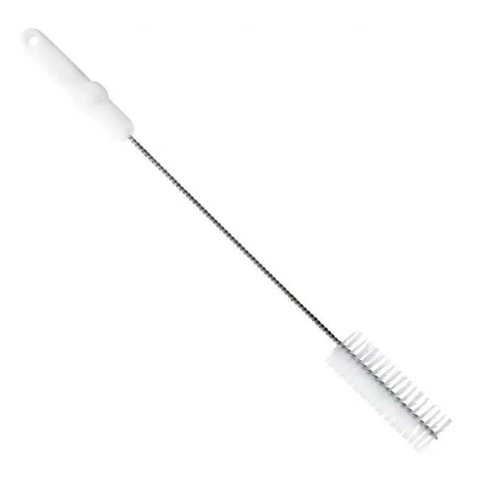 Pipe brush / stainless steel wire / Ø 0.50 mm / 500 mm long / medium / yellow