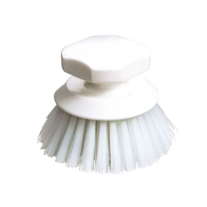 Button brush, hard, various colors (gelb)