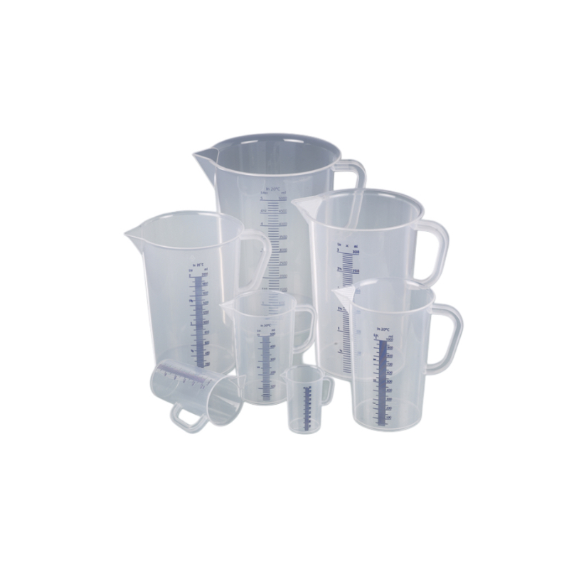 Measuring jug with handle / blue scale / 500 ml﻿ (500 ml)