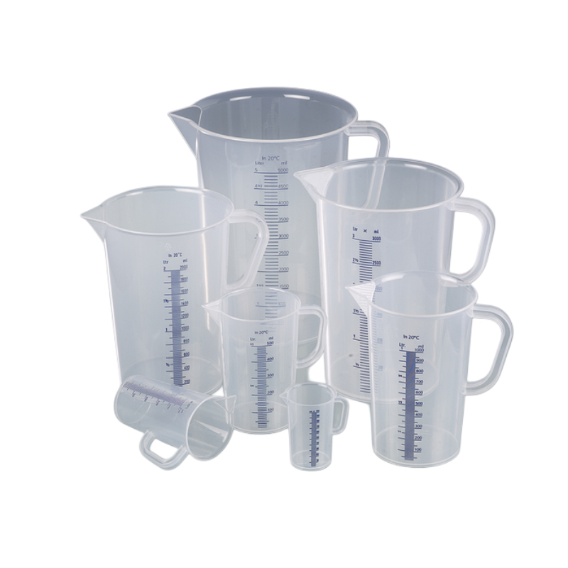 ﻿Measuring jug with handle / blue scale / 500 ml﻿