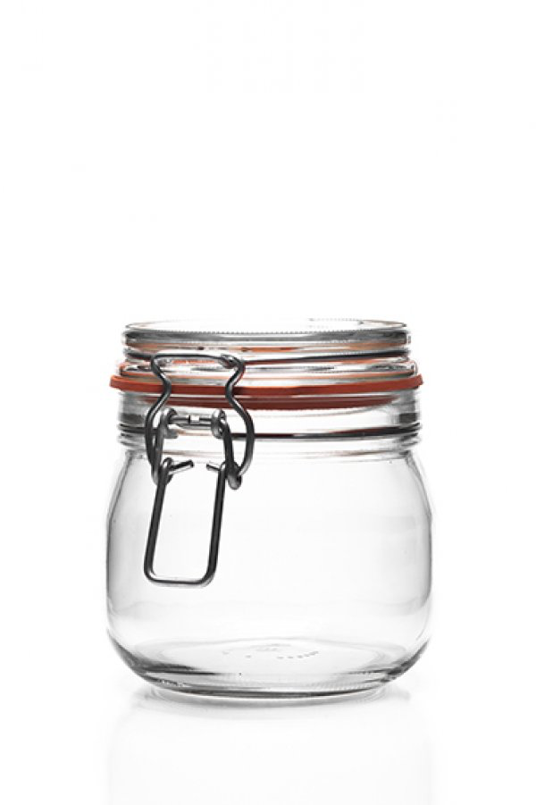 [PROB-7-19] Drahtbügelglas 634 ml (1 Palette á  1.400 Stück)