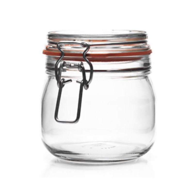 [PROB-7-19] Drahtbügelglas 634 ml (1 Palette á  1.400 Stück)