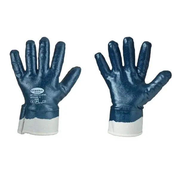 STRONGHAND® Fullstar Cotton Glove with Nitrile Coating (9)