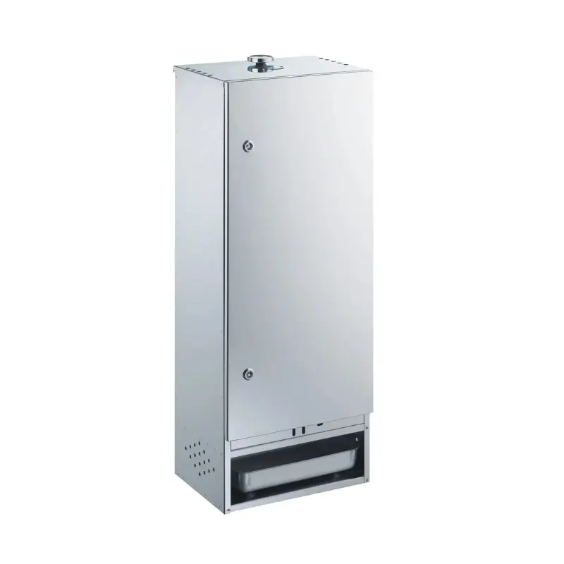 [PROB-73-19] Stainless steel smoker with door, H 100 x W 39 x D 28 cm (for approx. 28 fish lying or approx. 40 fish hanging)