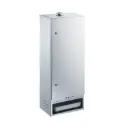 Räucherofen aus Edelstahl mit Tür, H 100 x B 39 x T 28 cm (für ca. 28 Fische liegend oder ca. 40 Fische hängend)