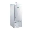 Kalträucherschrank aus Edelstahl "Maxi" mit 2 Türen, H 170 x B 50 x T 50 cm (für bis zu 20 Kg Räuchergut)