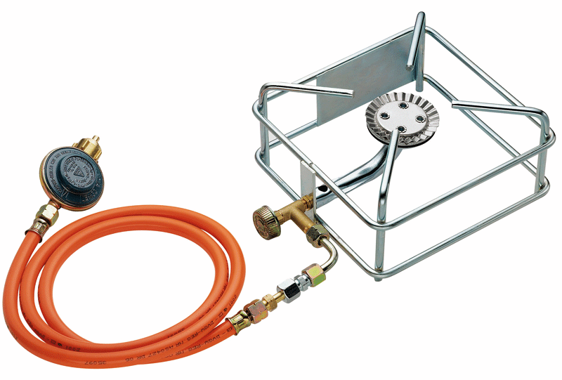 Gasheizung 2500 Watt mit Schlauch und Regler