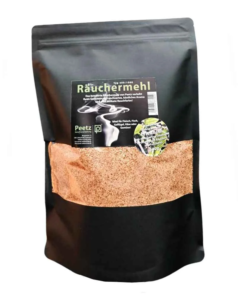 [PROB-73-52] Smoking wood flour alder wood 500 g resealable