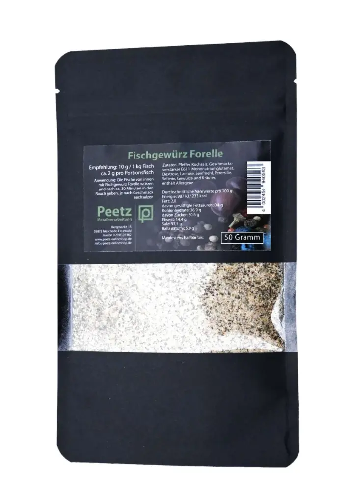 [PROB-73-59] Fischgewürz Forelle, wiederverschließbar, 50 g 