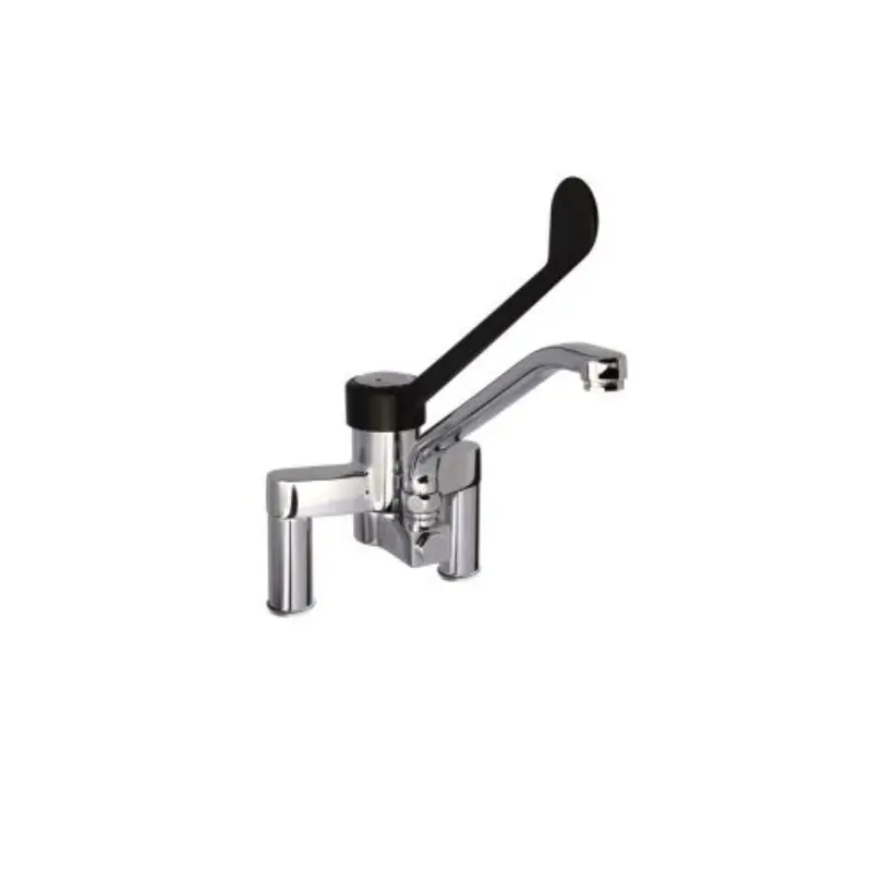 [PROB-56-4] faucet for elbow operation / 2-hole faucet / swivel lever